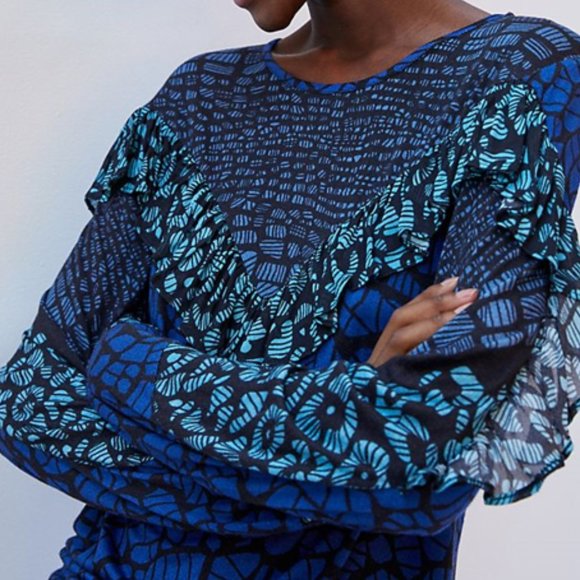 Anthropologie Ameera Ruffled Top - Picture 3 of 7